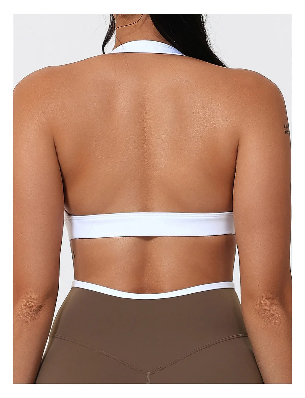 Women Halter Sports Bra Push Up Strappy Sexy Open Back Gym Crop Top Padded Women's Underwear Fitness Workout Yoga Tank Tops