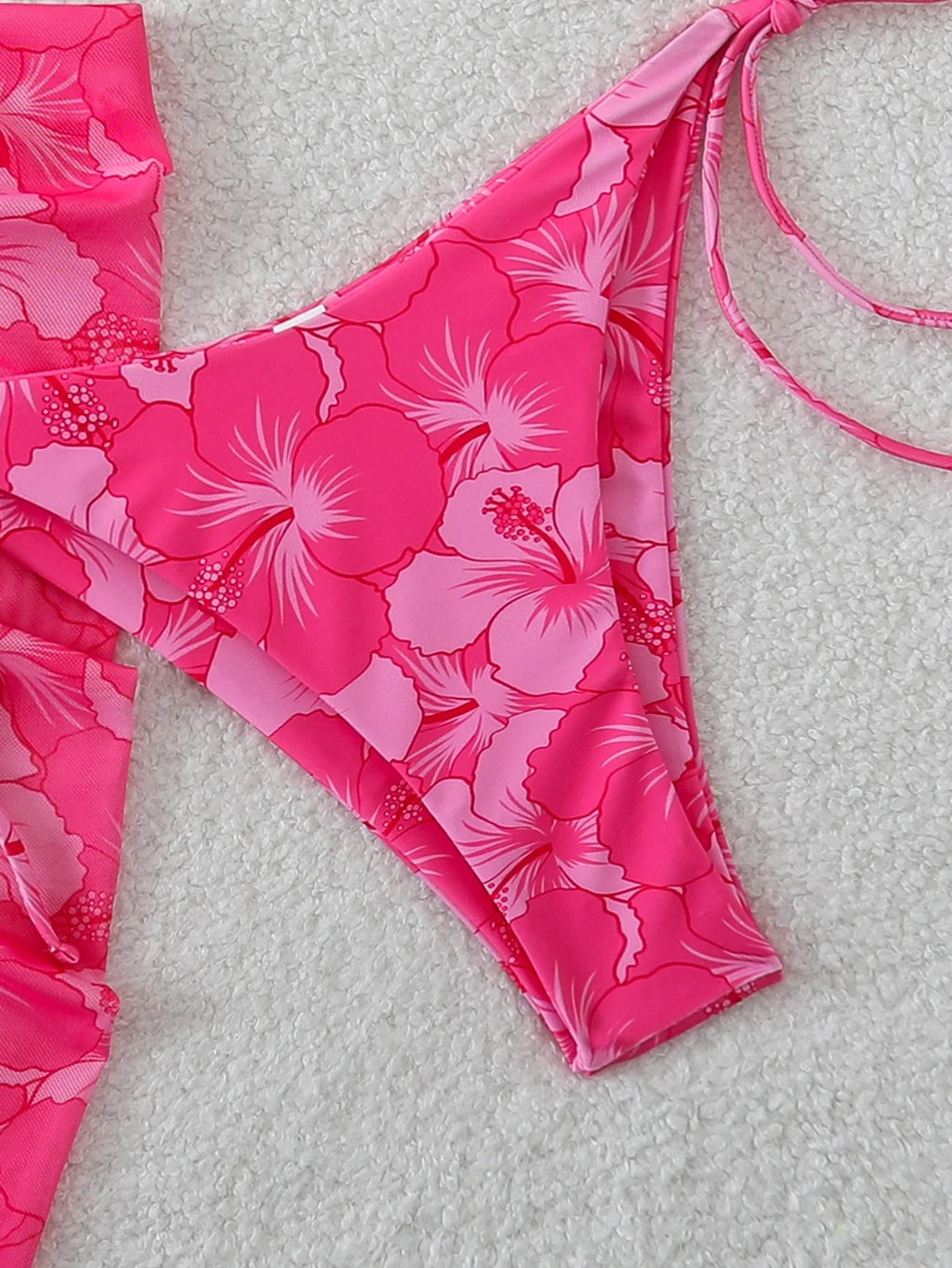 Halter Triangle String Bikinis 2026 Women Sexy Printed Swimsuit 3 Pieces Swimwear Female Bathers Bathing Swimming Swim Suit