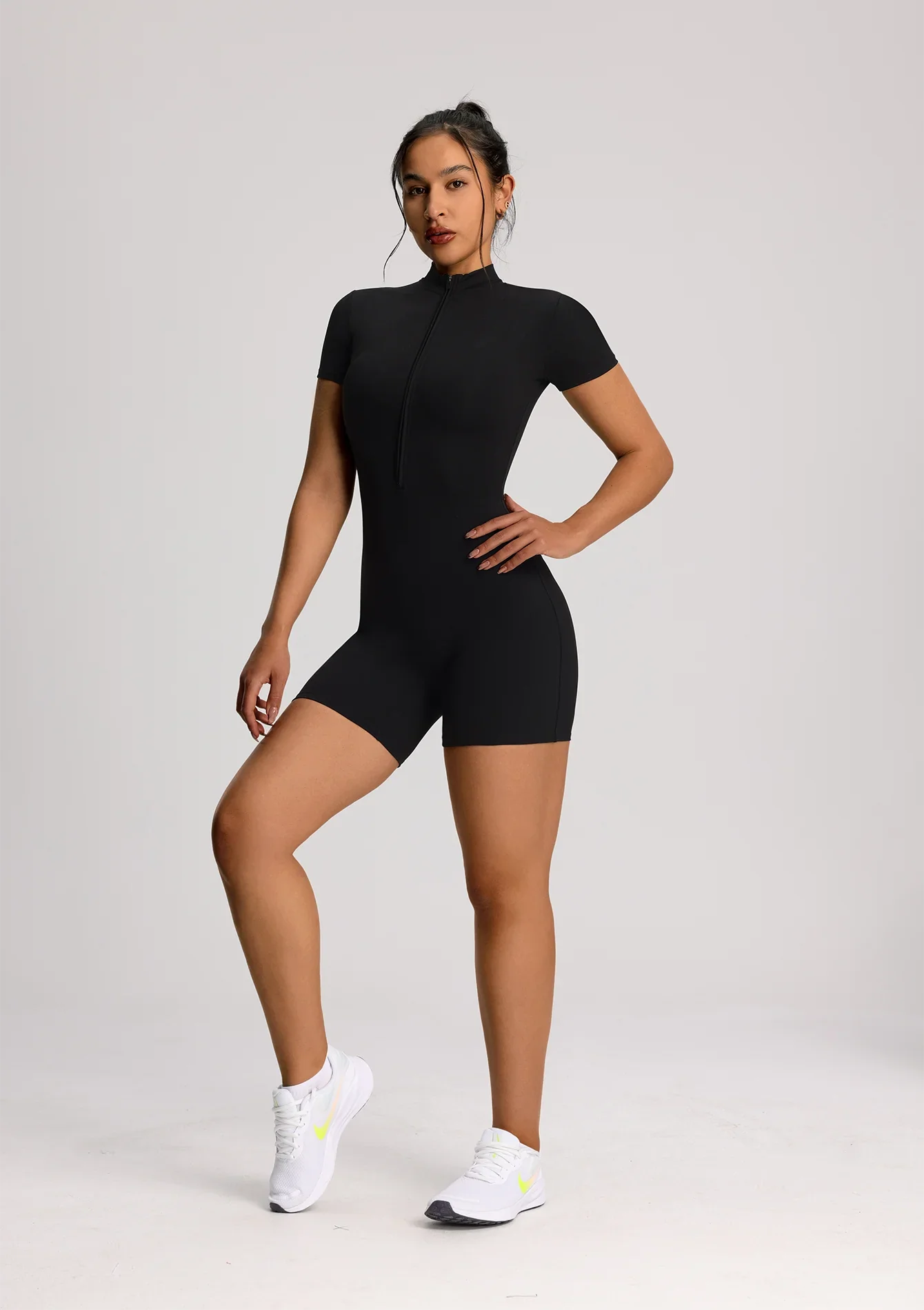 Woman Bodysuit Sportswear Woman Gym Sexy Seamless Jumpsuits Butt-Lift Bodysuit For Fitness Party Shorts Tummy Control Jumpsuits