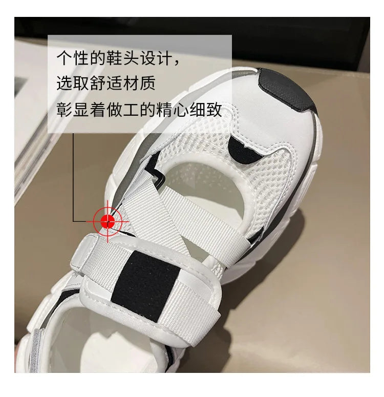 Spring New Round Head Small White Shoes Female Hundred Casual Womens Board Shoes Thick Bottom Women Sneakers