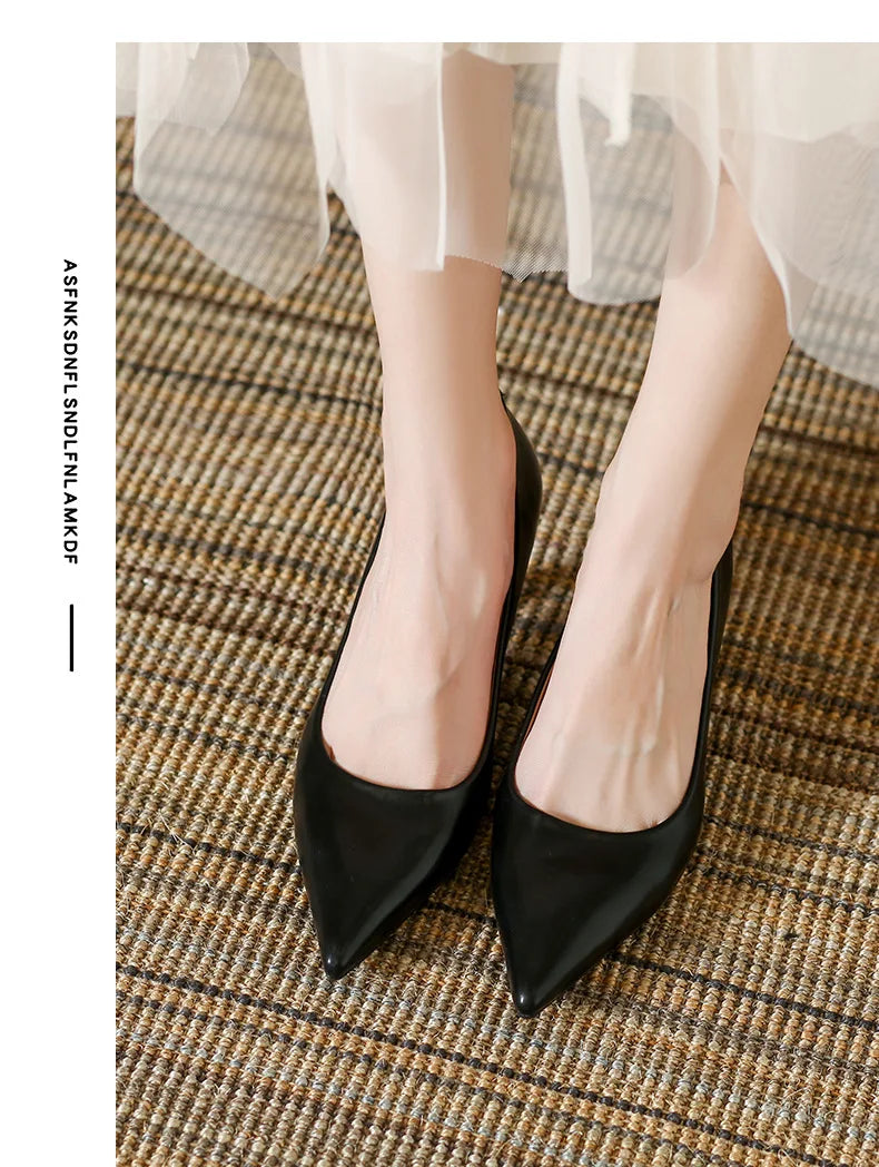 Patent Leather Fashion High Heels 2026Pointed Toe Pumps Elegant Woman Heeled Shoes Shallow Mouth Candy Colored Sexy Single Shoes