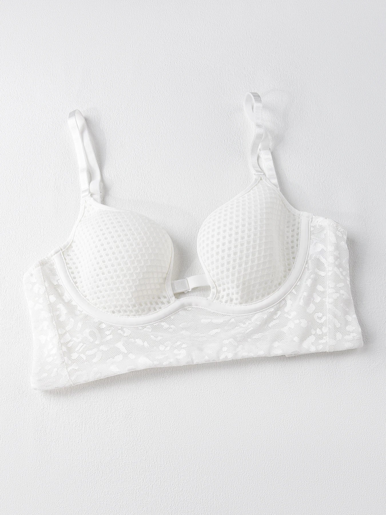 stylish mesh breathable softsteel ring bra thin design with backless multiple wearing styles comfortable Lingerie underwear