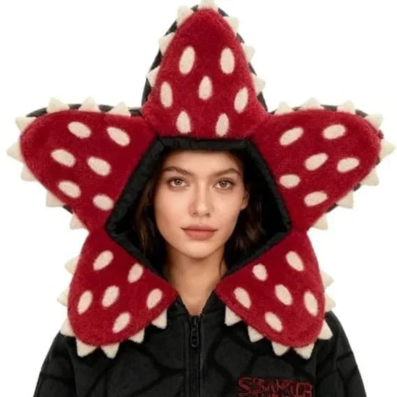 Adult Kigurumi Unicorn Pajamas Winter Thicken Cannibal Flower Demogorgon Cosplay Costume Halloween Suits Slipper XXL Cartoon