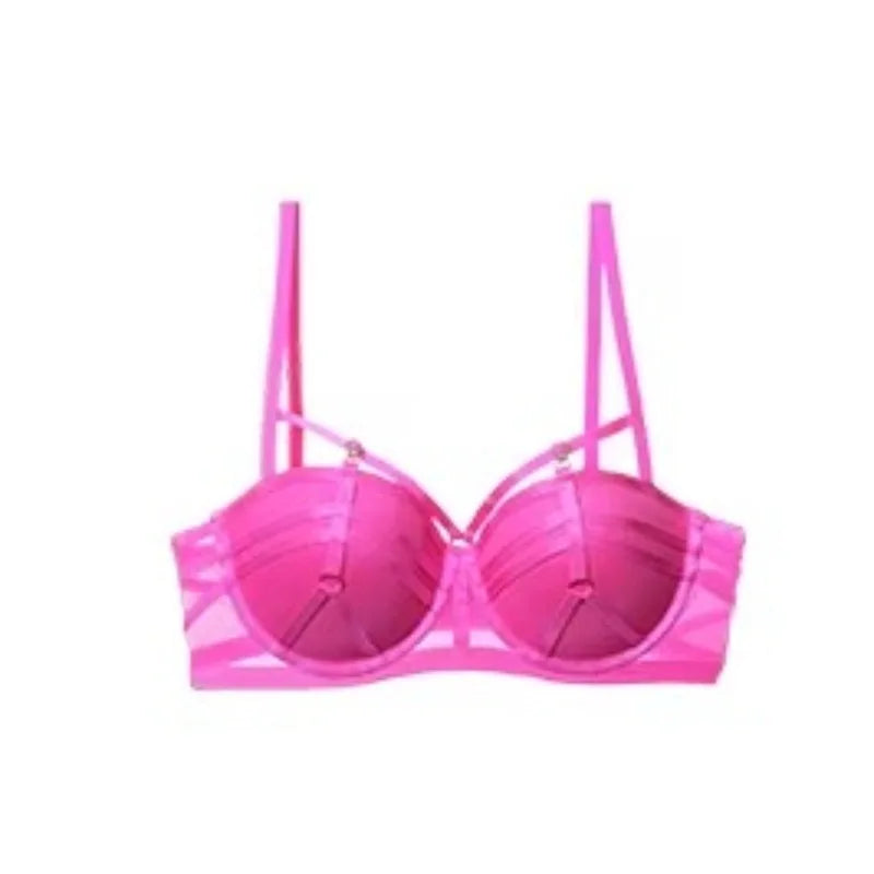 Modest Pure Desire Bralette Set for Women Push Up Bra Small Chest Wireless Full Coverage Summer Comfortable Lingerie Set MOYISU