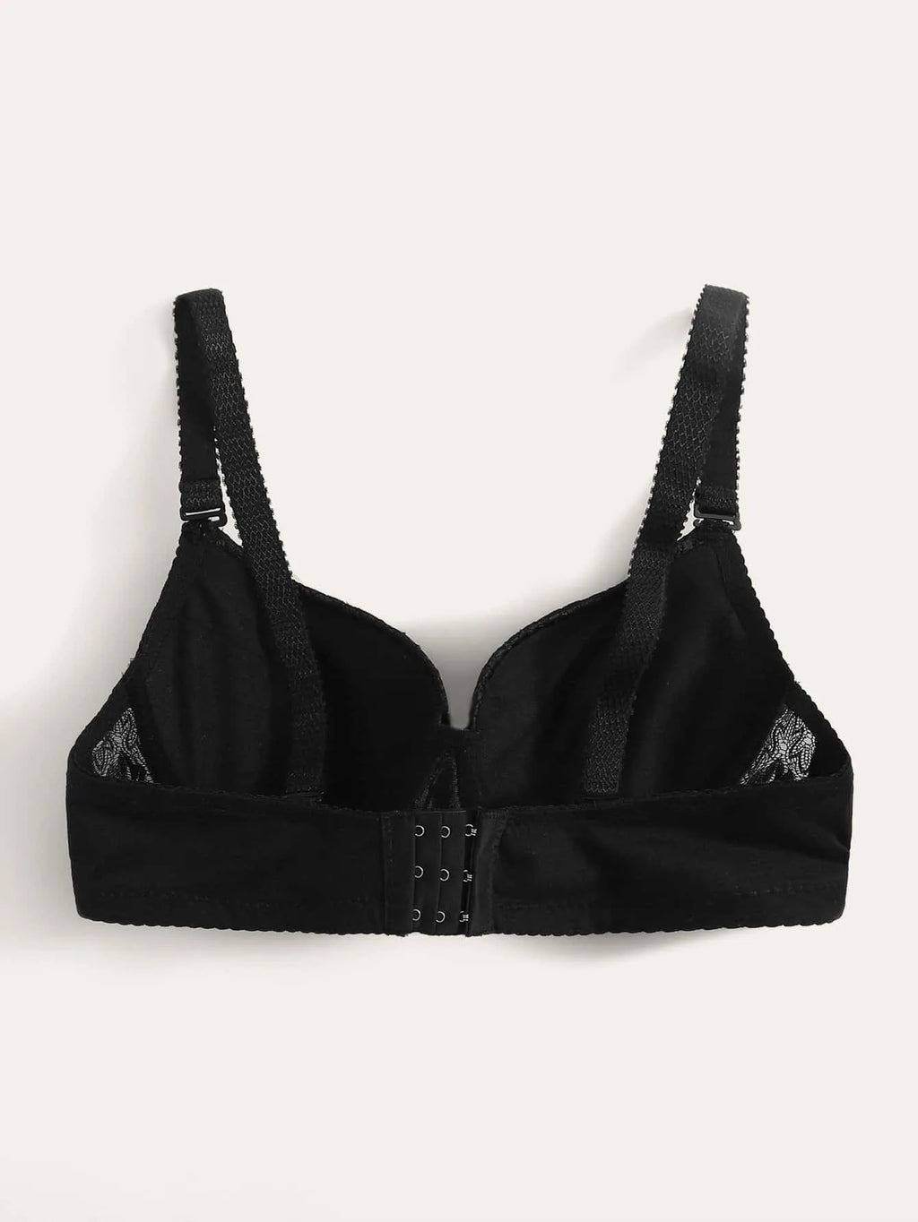 Women's sexy embroidered lace bra with steel rims gathered push up straps adjustable close fitting underwear D176