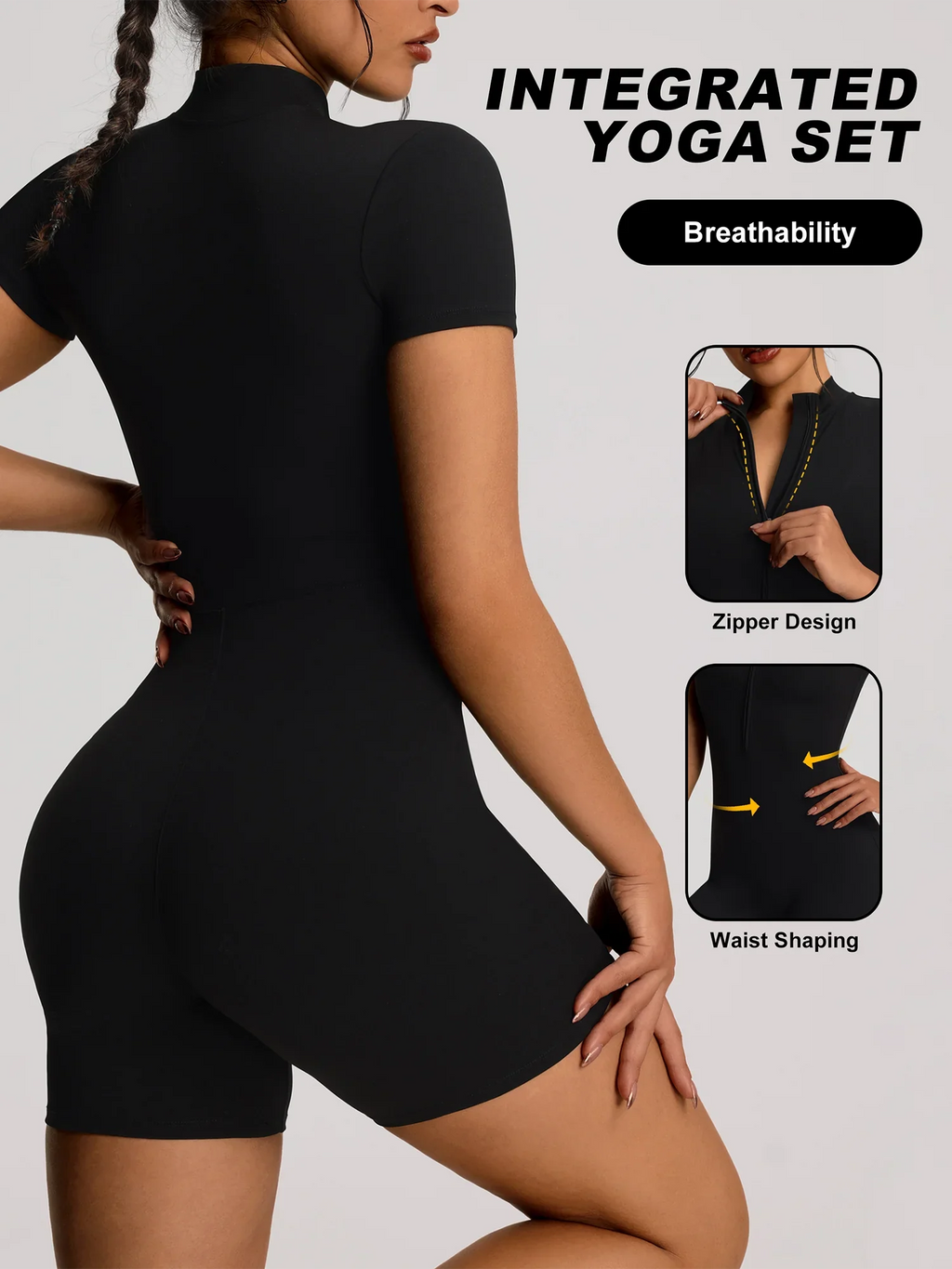 Woman Bodysuit Sportswear Woman Gym Sexy Seamless Jumpsuits Butt-Lift Bodysuit For Fitness Party Shorts Tummy Control Jumpsuits