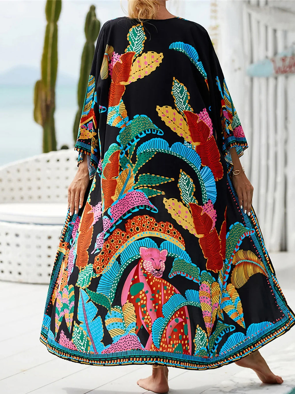 13 Colors Printed With Belt Crochet Knitted Tunic Beach Cover Up Cover-ups Beach Dress Beach Wear Beachwear Female Women K7201
