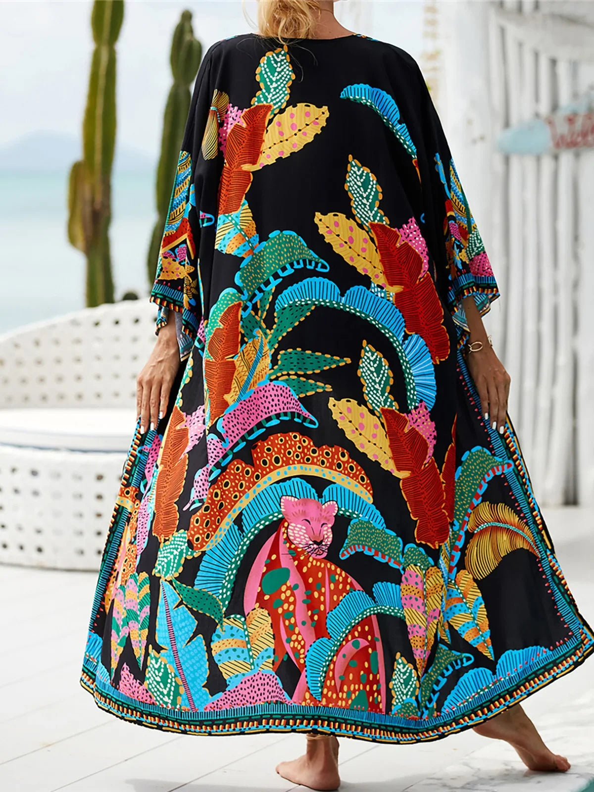 13 Colors Printed With Belt Crochet Knitted Tunic Beach Cover Up Cover-ups Beach Dress Beach Wear Beachwear Female Women K7201