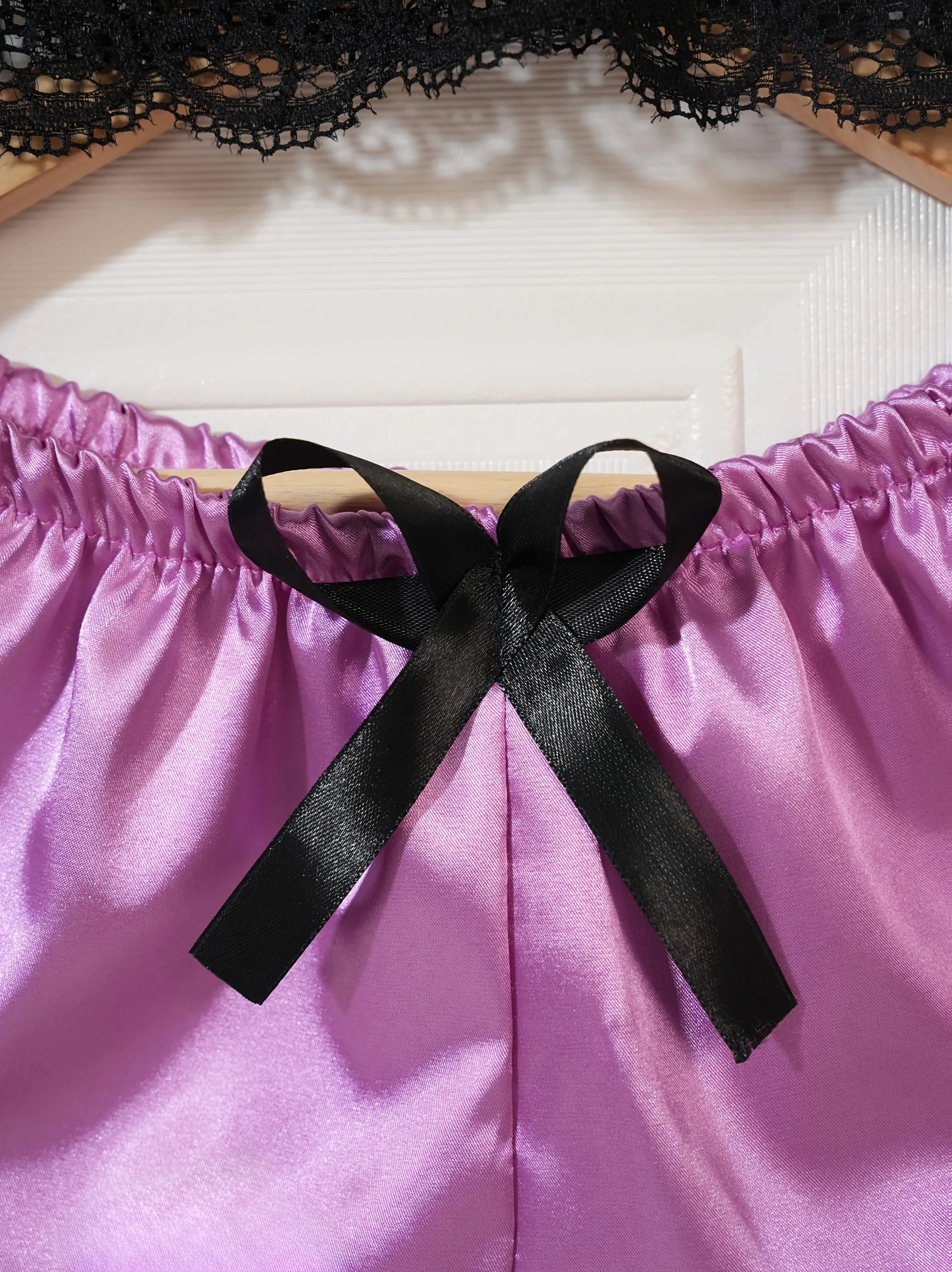 4Pcs Women Satin Pajama Set Robe Lace Lingerie Sexy Silk Nightwear Sleepwear Soft Satin Nightgown Pyjamas Nightdress Nighty Robe