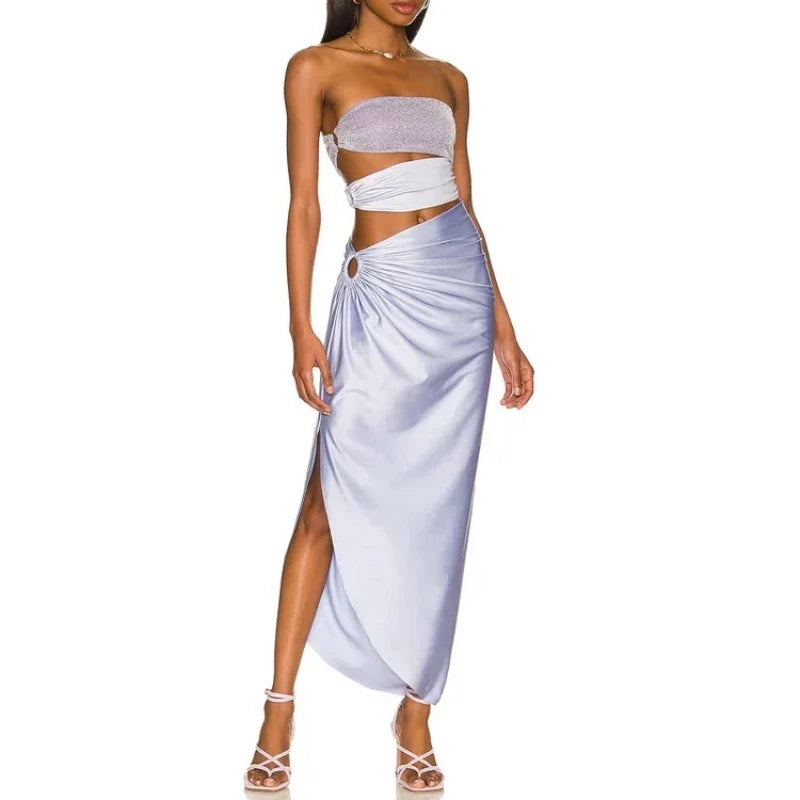 Hollowen One Piece Swimsuit with cover up Sexy Swimwear Women Off Shoulder Swim Suits Patchwork Bathsuit Belt Bodysuit Beachwear