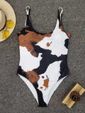 Sexy Printed one piece swimsuit Women monokini High cut swimwear Female Sexy bathing suit swimming suit for women Swim bodysuit