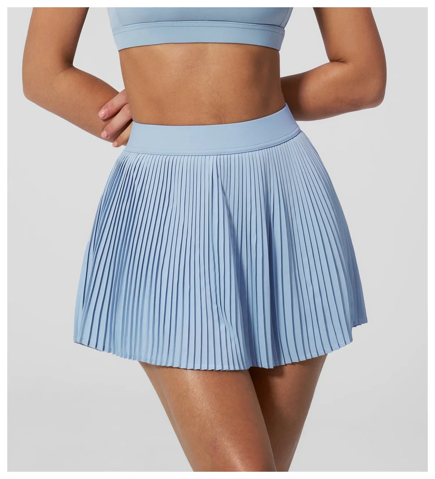 Golf Tennis Skirts with Pocket Women Gym Running Pleated Skorts Outdoor Sports Fitness Slim Shorts High Waist Yoga Golf Skirt