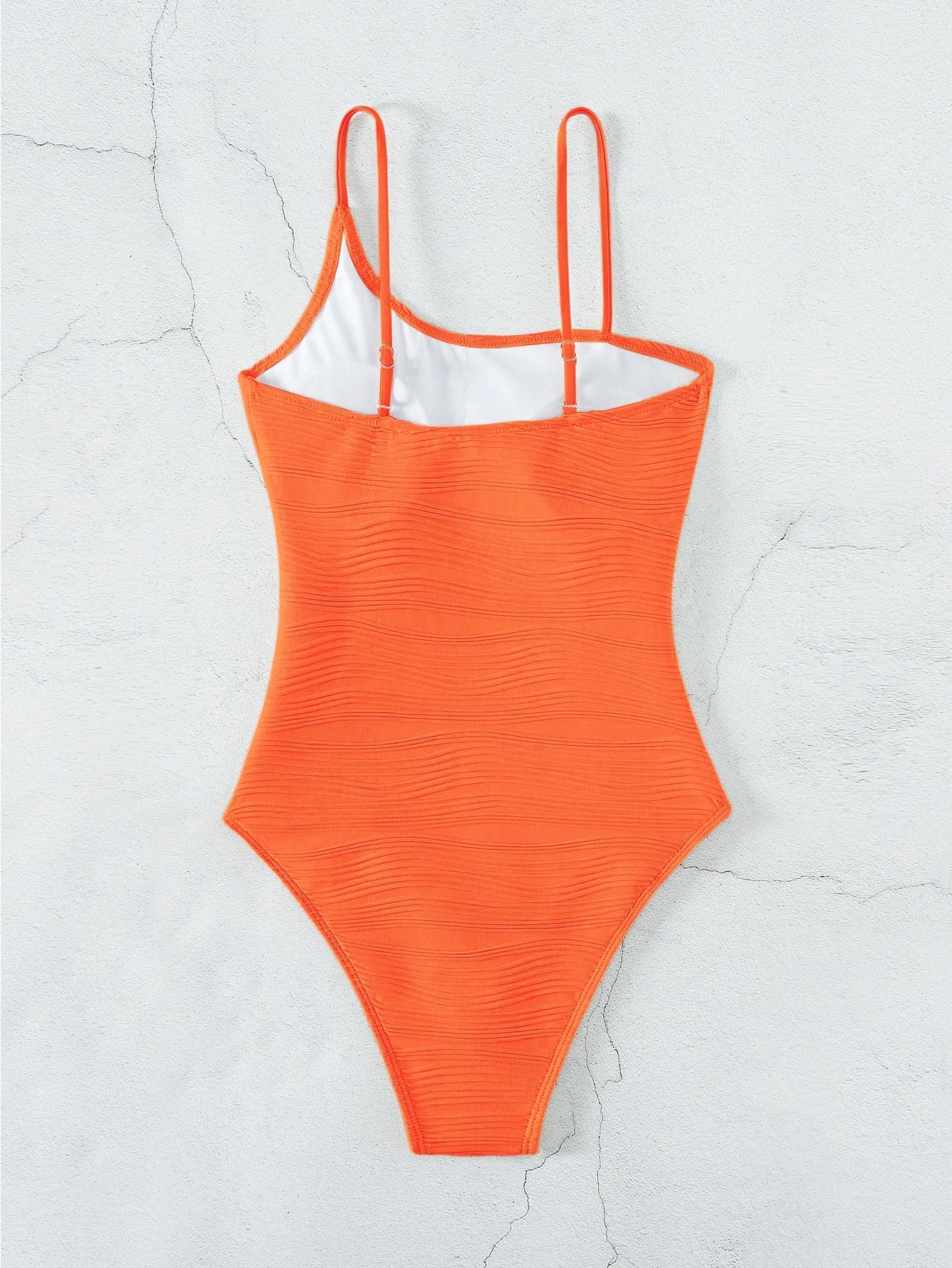 2026 Plain One Shoulder Swimsuit One Piece Solid Swimwear Women Sexy Bathers Bathing Swimming Swim Suit Female Beachwear