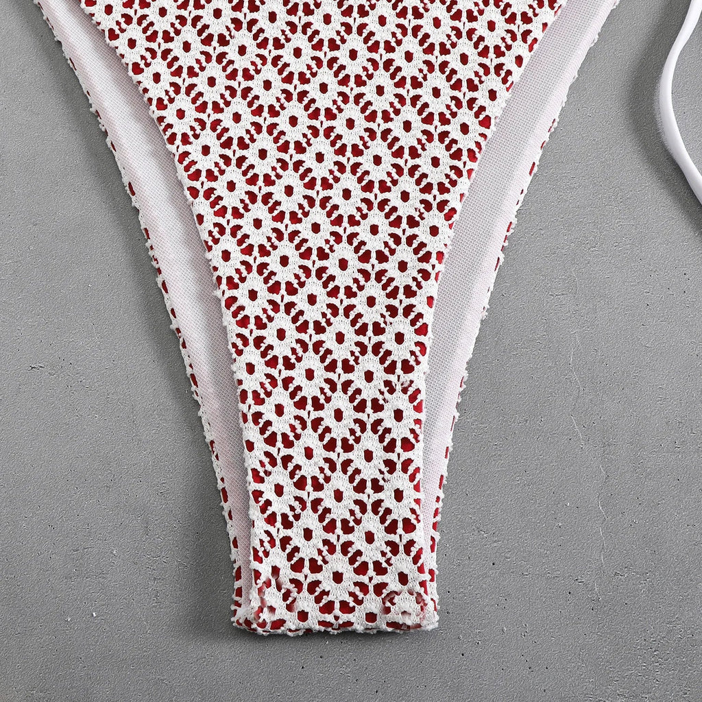 2026 Halter String Bikinis Sexy Triangle Swimsuit Women Plaid Swimwear Female Bathers Bathing Swimming Swim Suit Beachwear