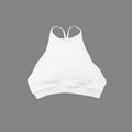 NCLAGEN Dynamic High Neck Backless Sports Bra Support Back Cross Fitness Underwear Push-up Gym Clothes Workout Sports Tank Top