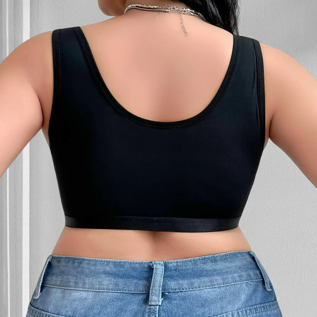 1pcs Plus Size Bras For Women Underwear Seamless Bra Push up Brassiere Lingerie Front Closure Bralette 1XL-4XL Unlined Thin Bras