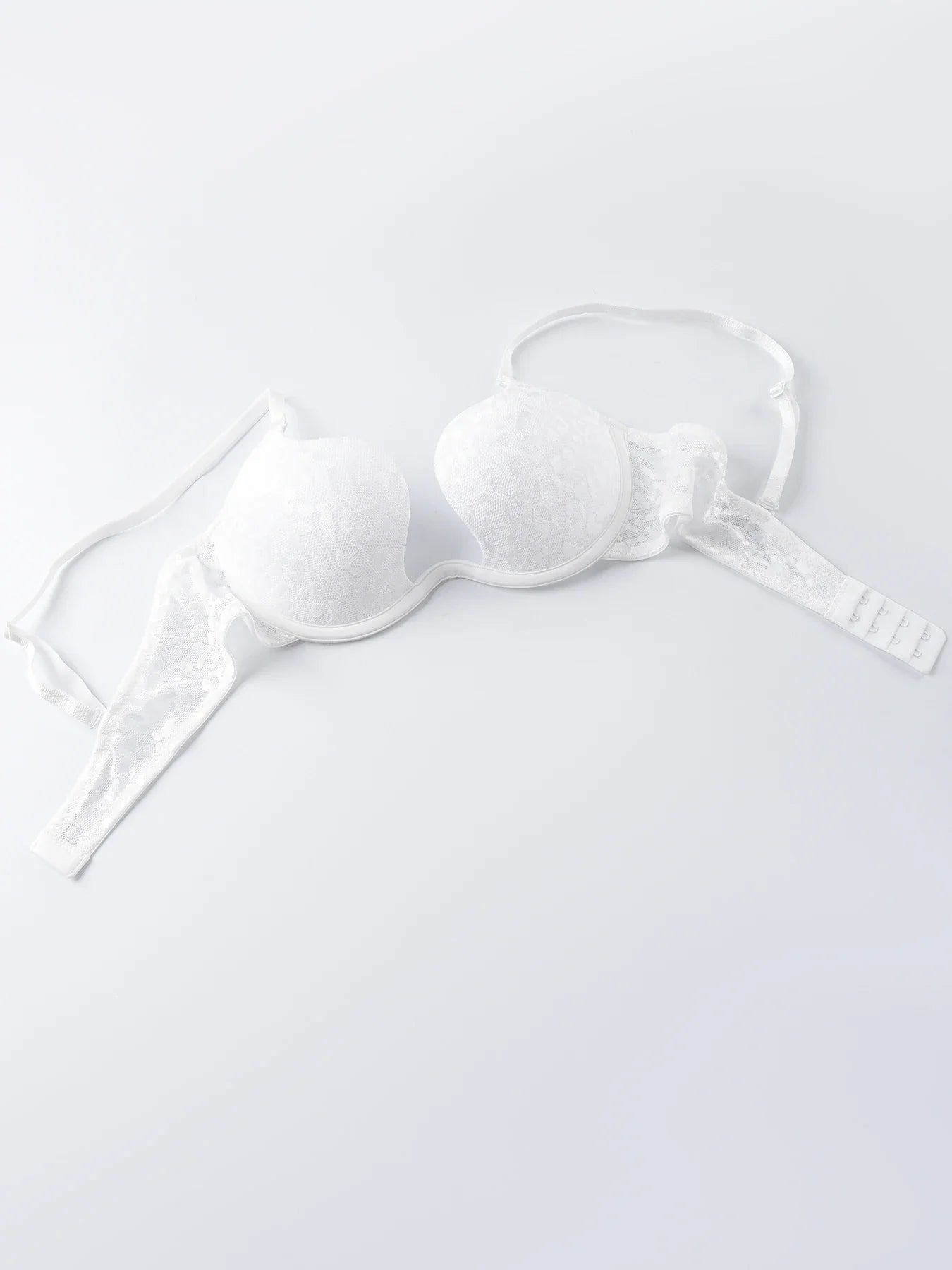 Solid Underwire Bra push up Lingerie comfort padded bra lift up thick cup lace bralette
