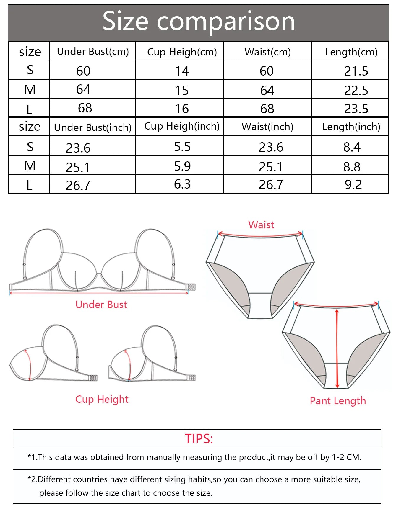 Thickened chest cushion, gathering and lifting underwear set red sexy 2-piece set preferred for dating and gift giving B2051