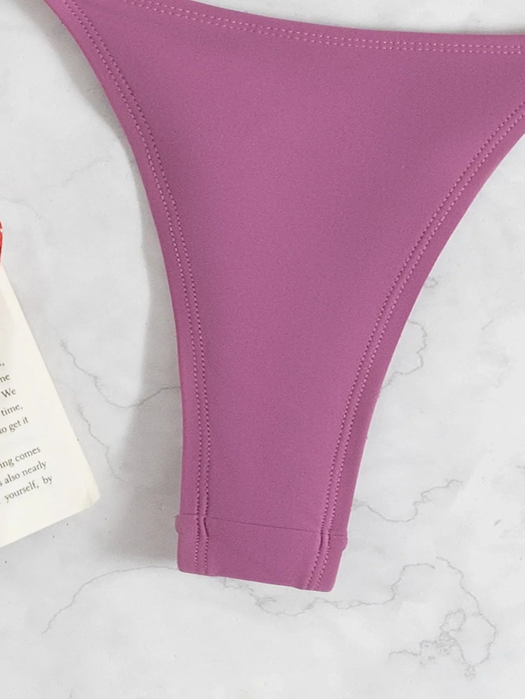 DEKA New Sexy One-shoulder Bikini Female Thong Swimsuit Women Diamond Swimwear Two-pieces Bikini Set Bather Bathing Suit Swim