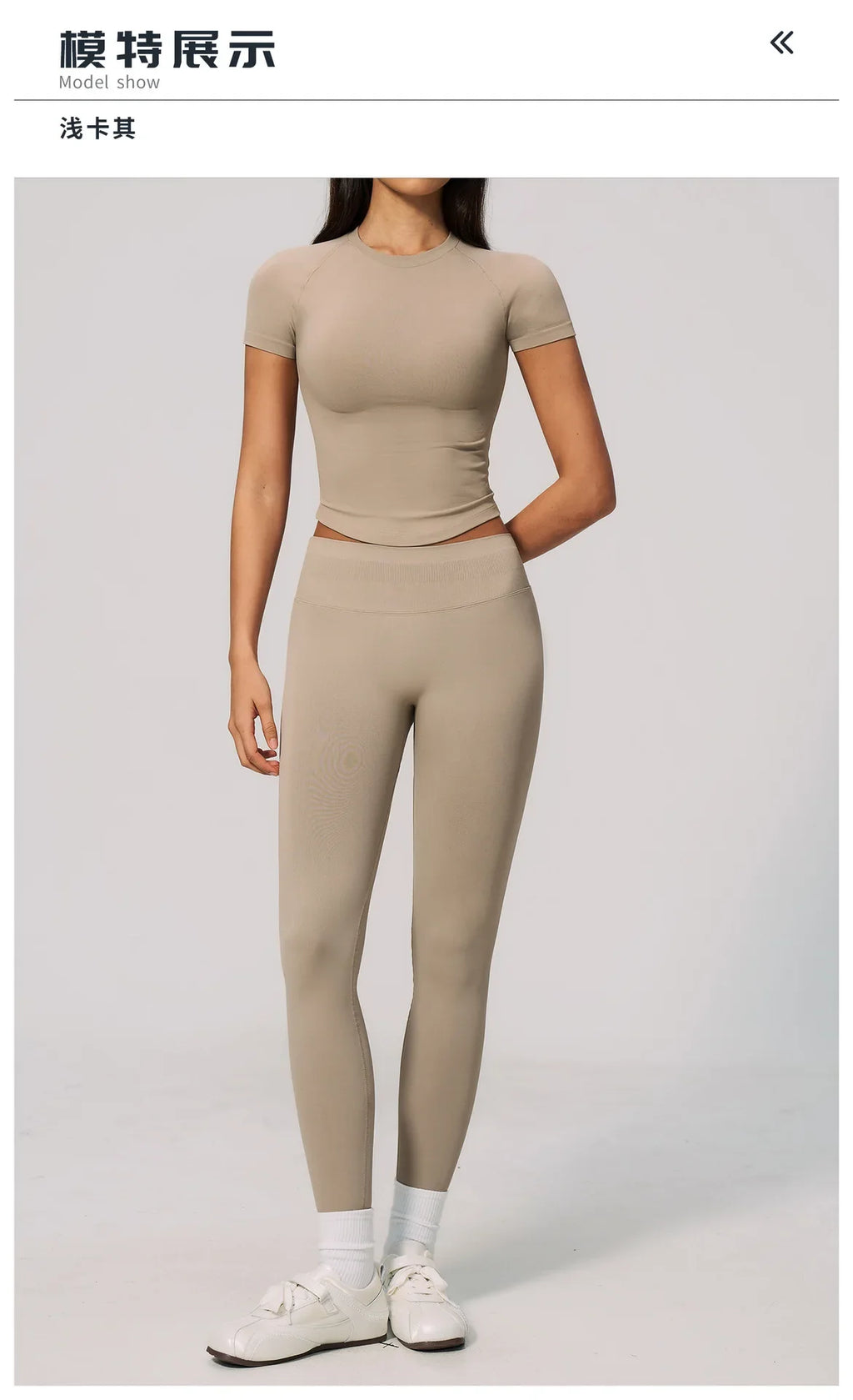 2PCS Women's Tracksuit Seamless Yoga Set Short Sleeve O Neck Workout T Shirts Fitness Suit Tight Hip Lifting Leggings Gym Sets