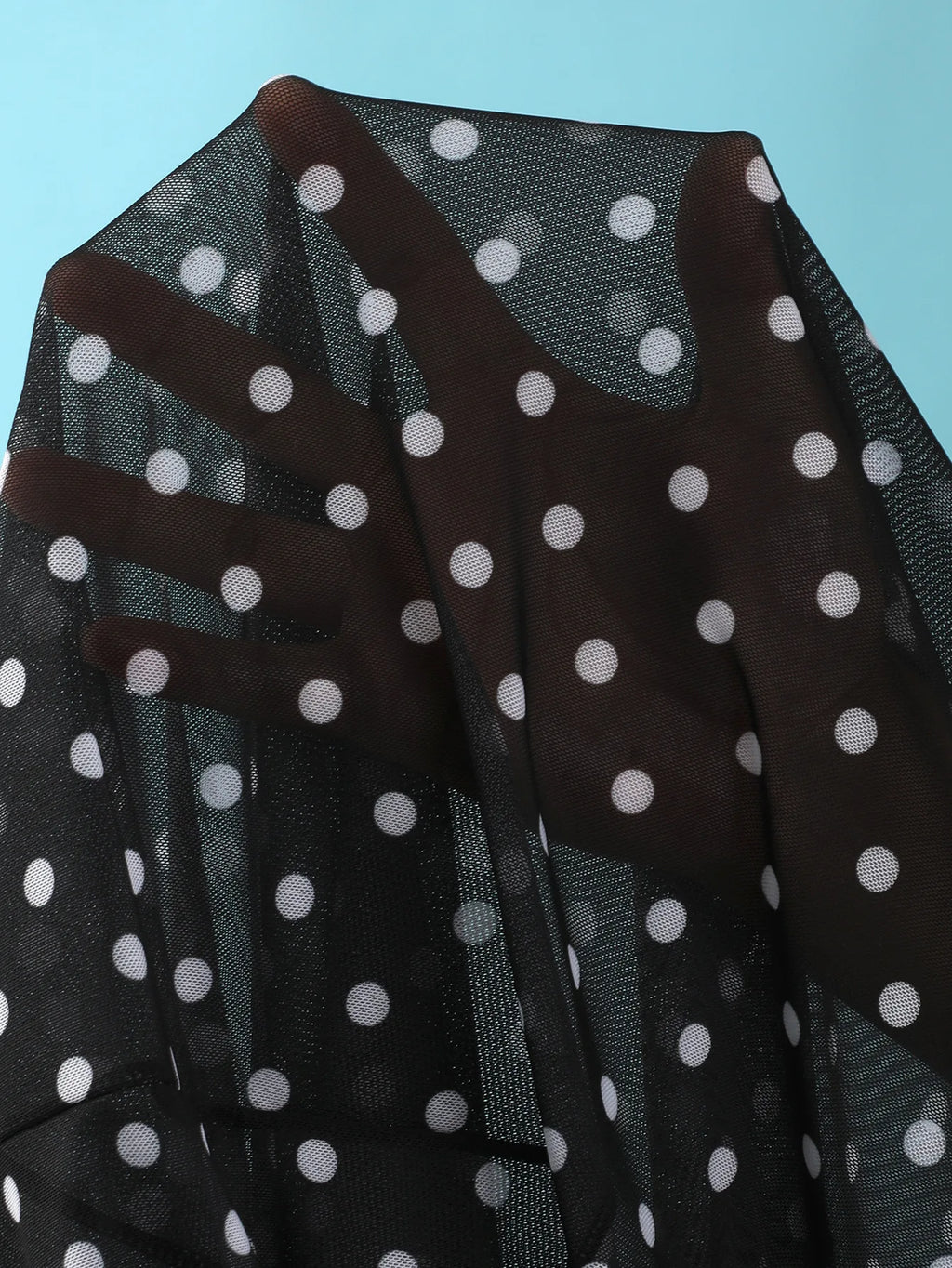 Polka Dots with Mesh Skirt Halter Shell Bikini Women Swimwear Female Swimsuit Three-pieces Bikini Set Bather Bathing Suit Swim