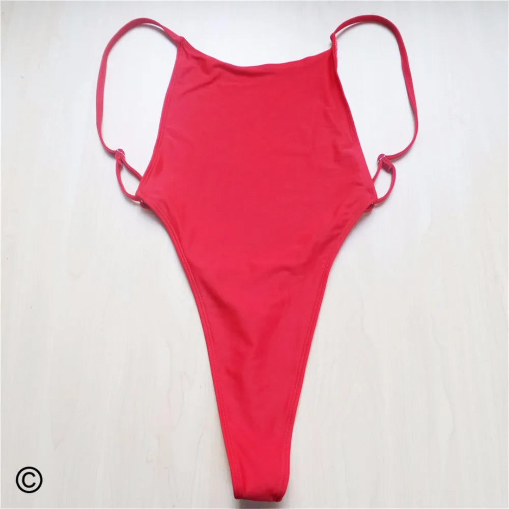 Sexy Extreme String Mini Micro Thong Swim Suit For Women Swimwear One Piece Swimsuit Female Bather Bathing Suit Monokini Y478