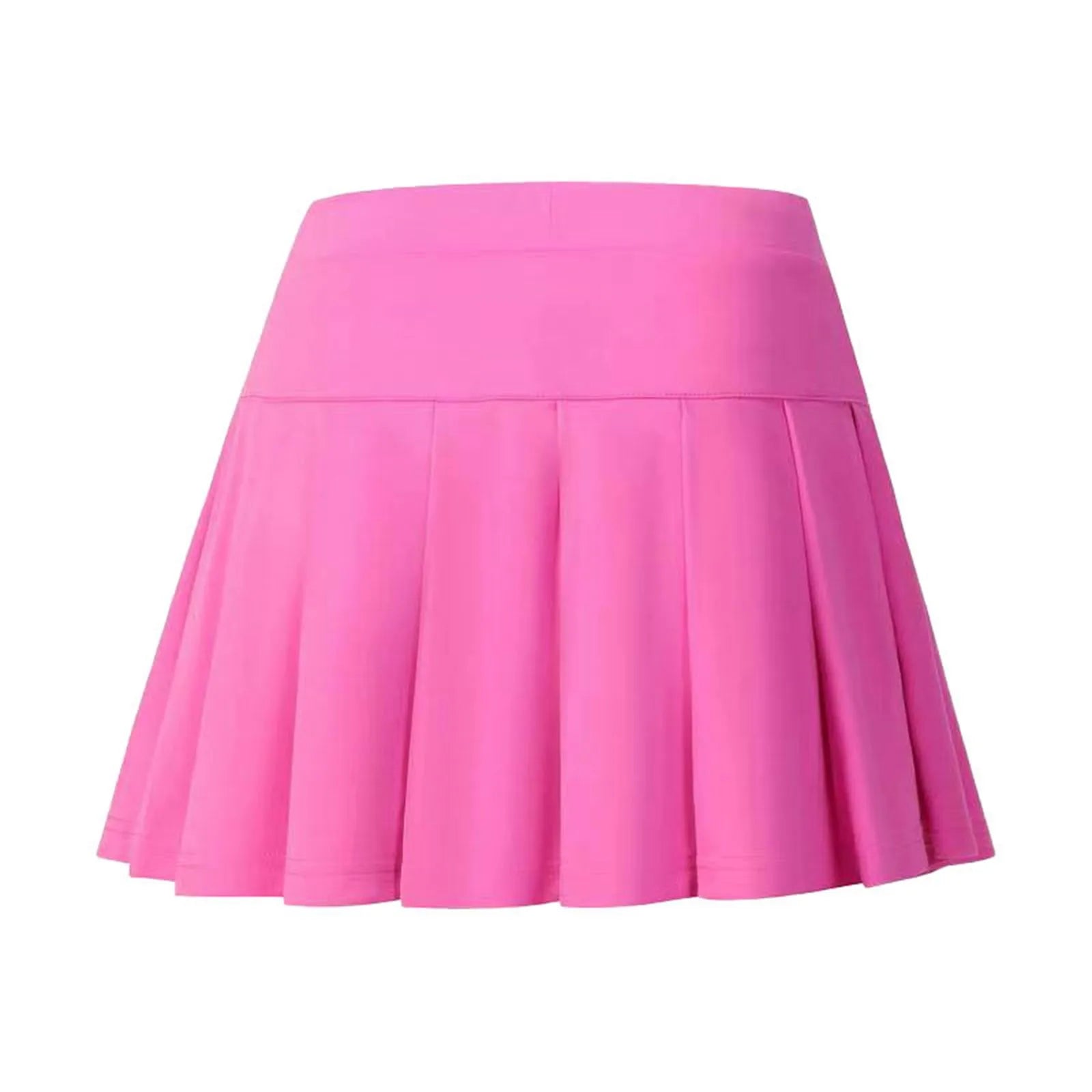 New Summer Tennis Skirt Sports Culottes Quick Drying Double Layered Pleated Skirts Women Solid Color Running Fitness Skirt