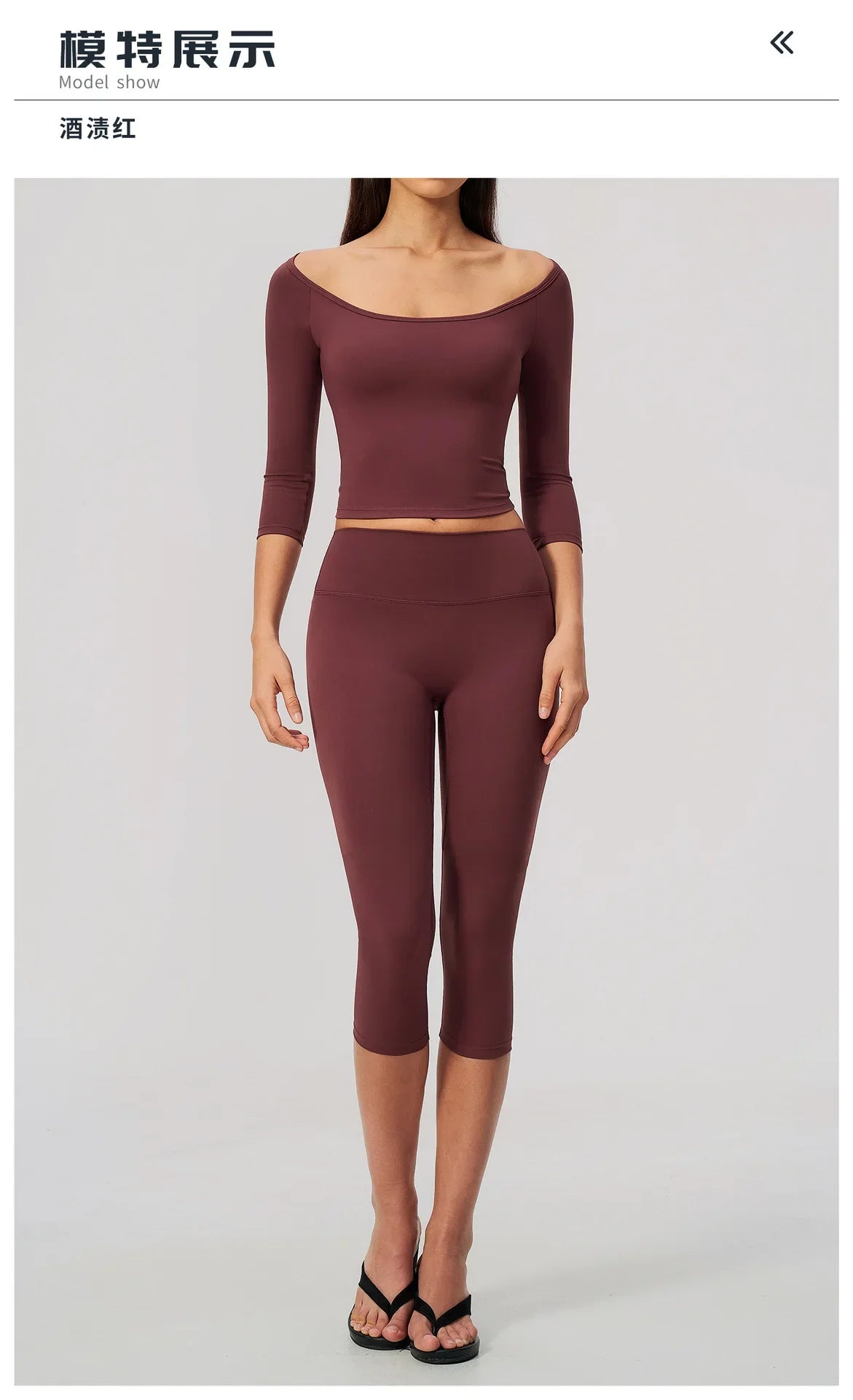Fashion Mid Sleeve T-shirt Yoga Suits Tight Fitting Slim Sports Tops High Waist Peach Hip Mid Pants Gym Running Fitness Outfits