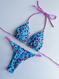 RUOTONGSEPT Sexy Swimsuit Women Braided rope Micro Bikinis 2024 New Swimsuit Leopard Print Brazilian Biquinis Beach Bathing Suit