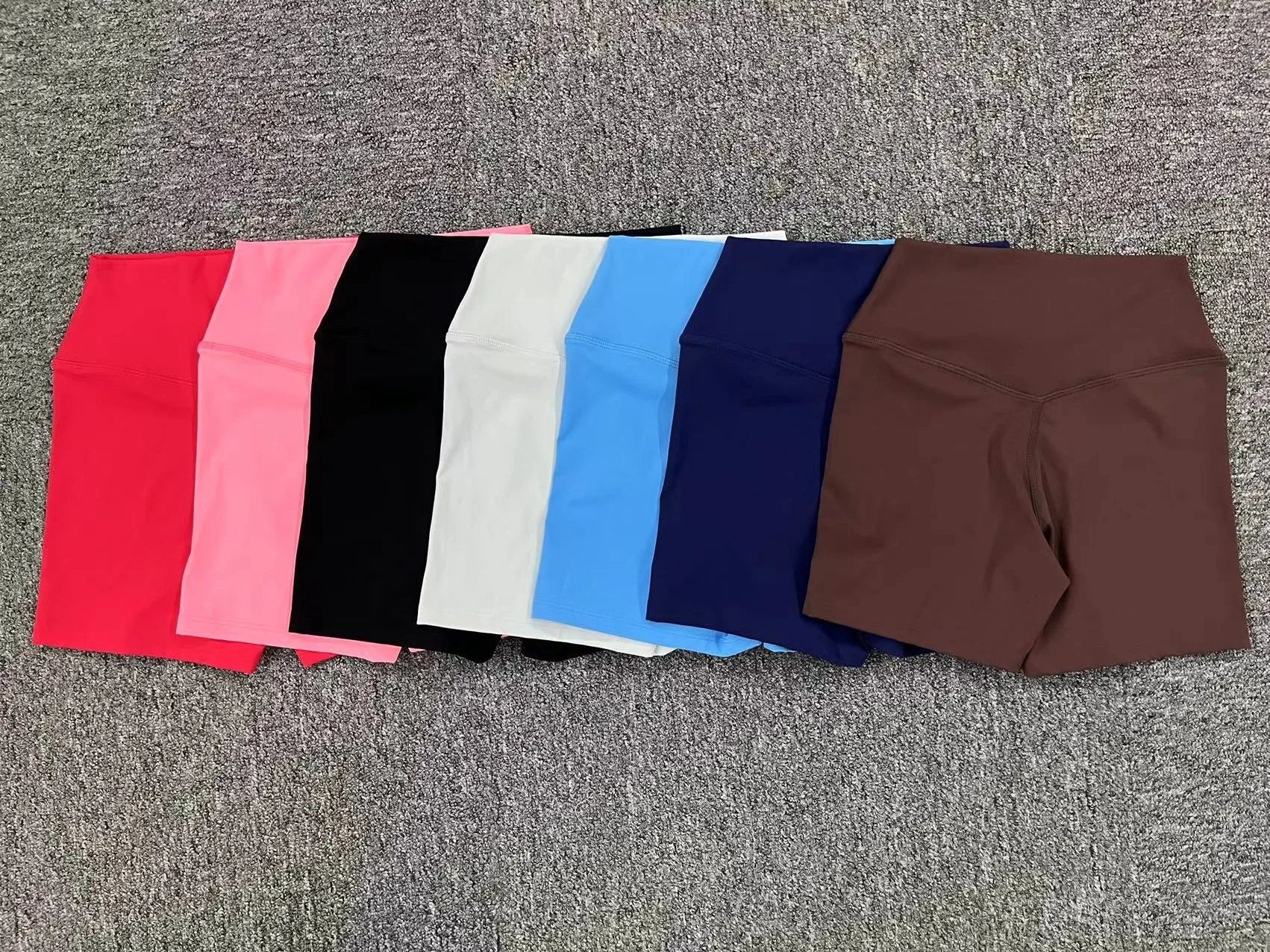 Yoga Shorts Gym Sports Shorts Women High Waist Workout Fitness Short Leggings Running Cycling Tight Soft Sportswear