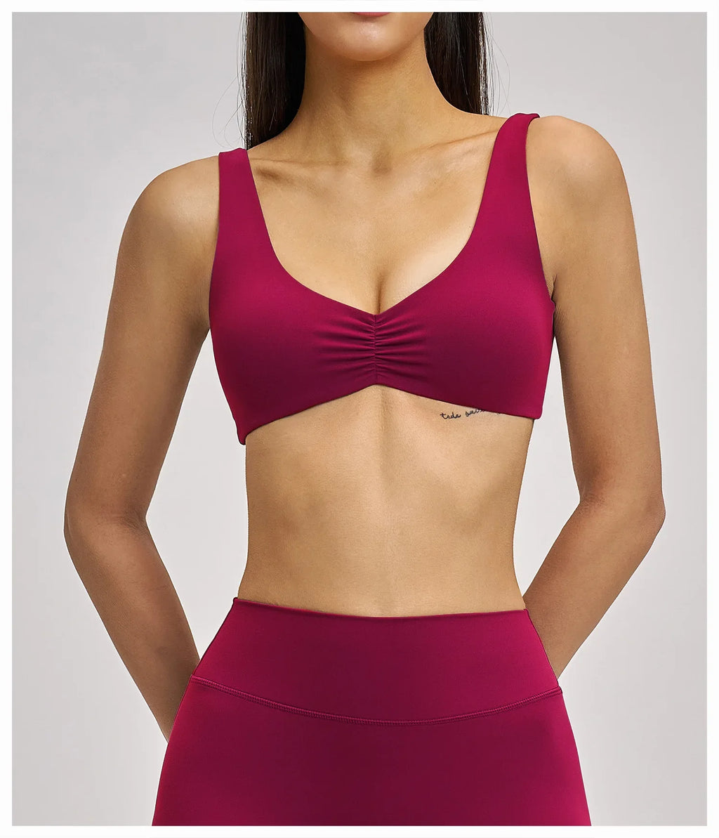 Sports Bra Women Top Push Up Fitness Yoga Bra High Strength Underwear Sport Top Breathable Running Vest Bralette Gym Wear Female