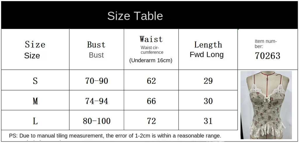 Prairie Chic Style Women's Tank Top French Style Crop Tops Lace Strapless Camisole Lace up Fishbone Corset Lady Summer Outfit