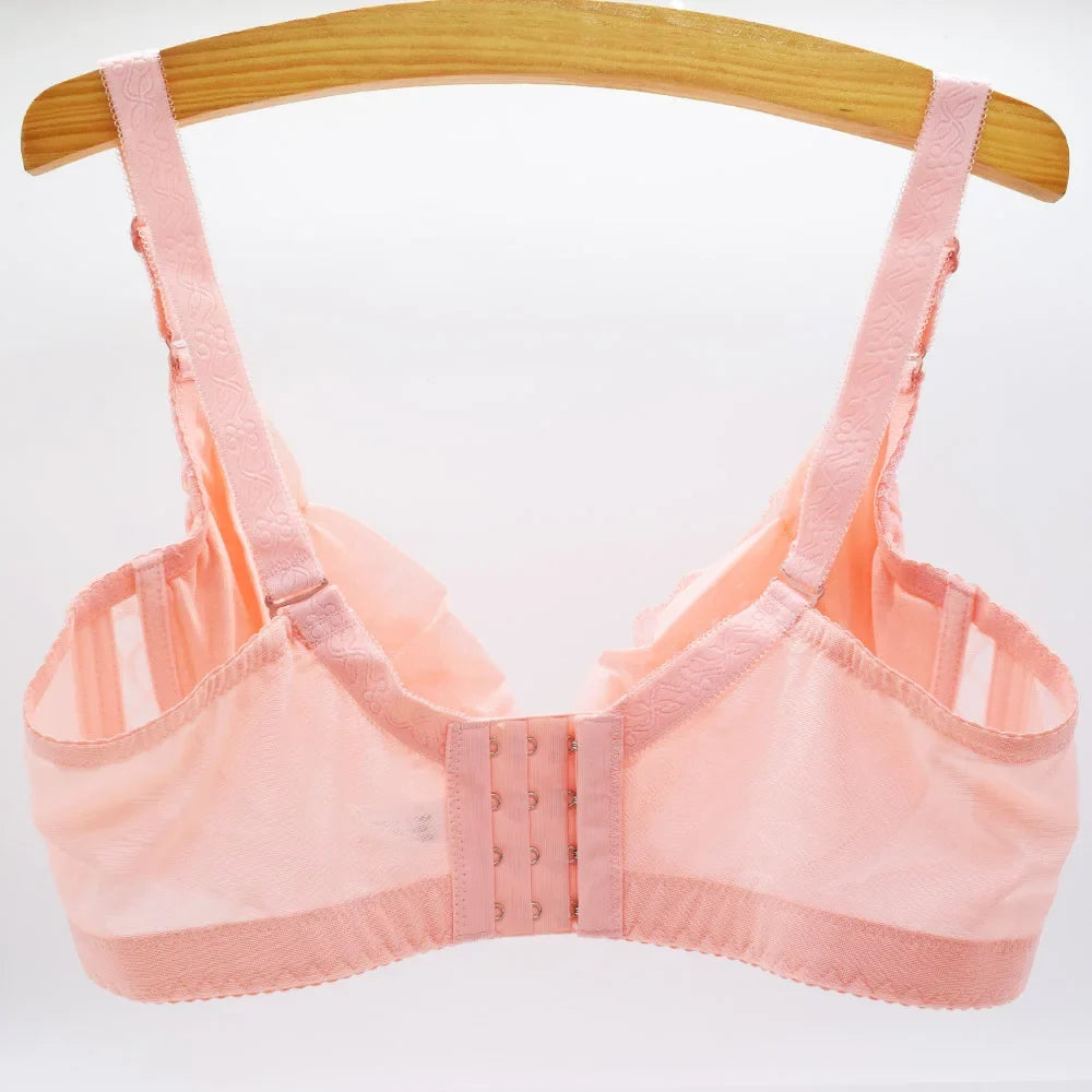 Bras For Women Underwear Lace Sheer Sexy Lingerie Tops Deep V Sexy Bra Big Plus Size Brassiere