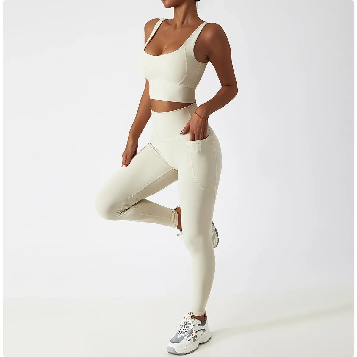 Comfort SkinFriendly Sports Bra With Chest Pad Tank Top Women Gym Fitness Running Yoga Bra Stretch Pull Up Vest Underwear Women