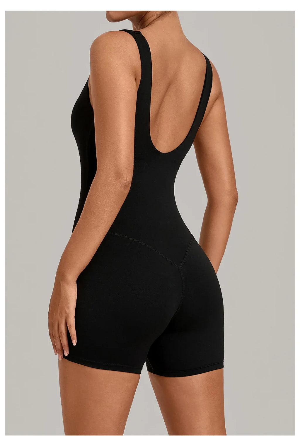 New Summer U-neck Beautiful Back Yoga Jumpsuit Women Sleeveless Tight Sports One Piece Suit Outdoor Gym Running Fitness Overalls