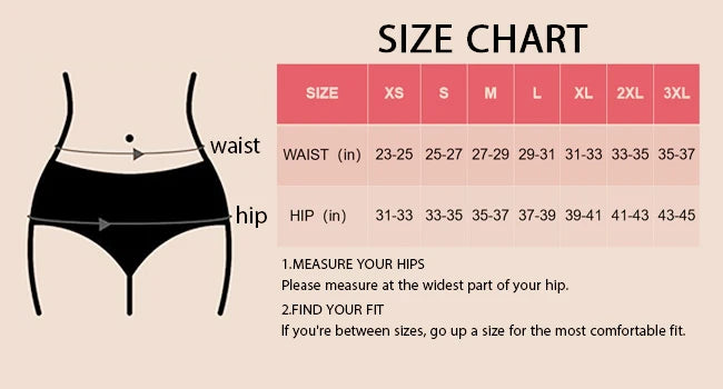 3pcs Period Panties - Seamless, Leakproof Underwear for Heavy Flow with Elegant Wooden Gift Packaging, Great Gift for Women