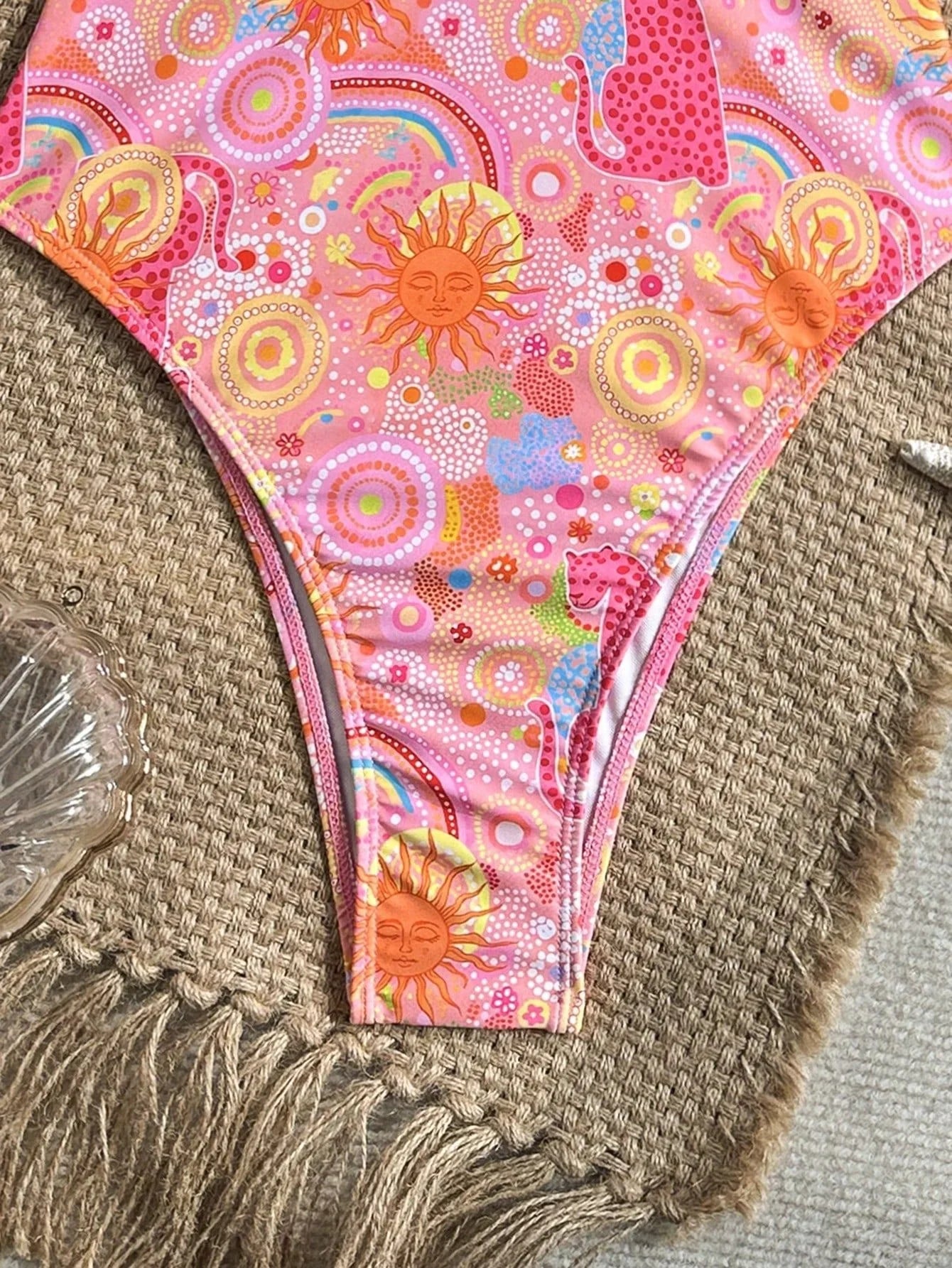 Sexy Pink Floral Print Swimwear Women 2026 Deep V Neck Slim Tummy Control One Piece Swimsuit Beach Hoiday Bathing Suit Monokini