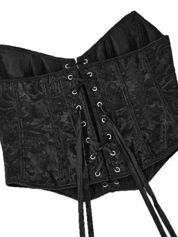 Satin Ribbon Shapewear Waist Cincher Bridal Dress Waist Trainer Body Shaper Tight Waist Pure Desire Casaul Elegant Vest DQR8