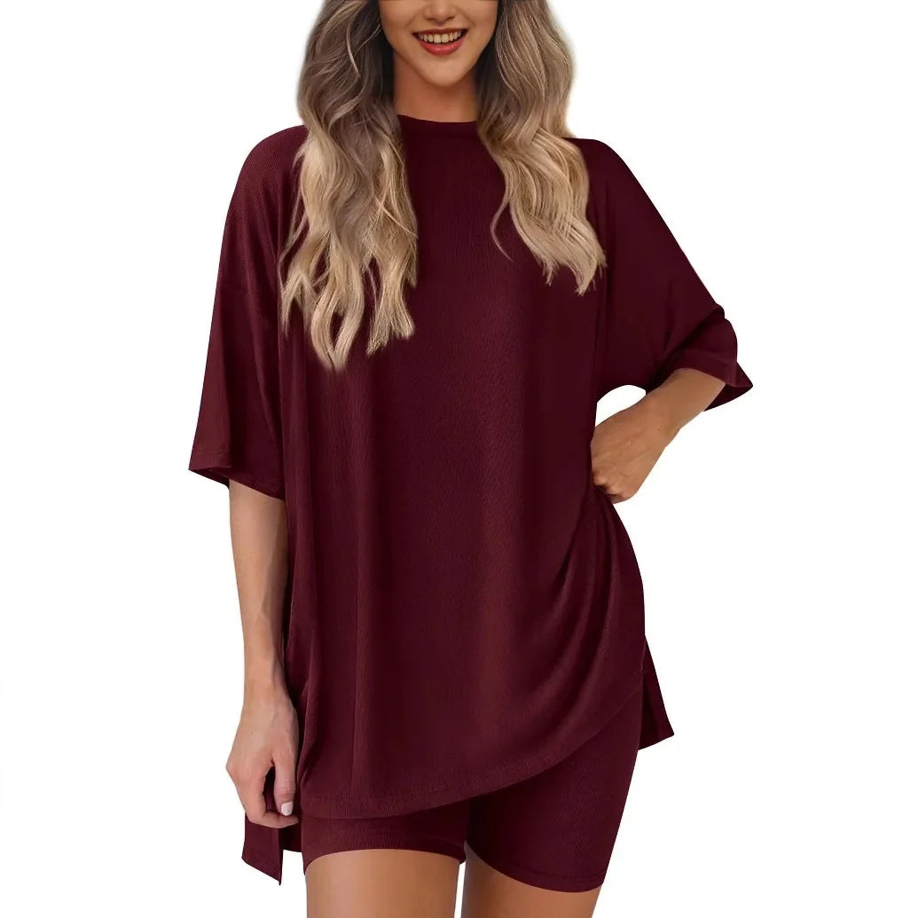 Plus Size 3XL Sleepwear Summer New Fashion Casual Loose Women Pajama Set Pijamas Feminino Women Pajamas Set Pijamas De Mujer