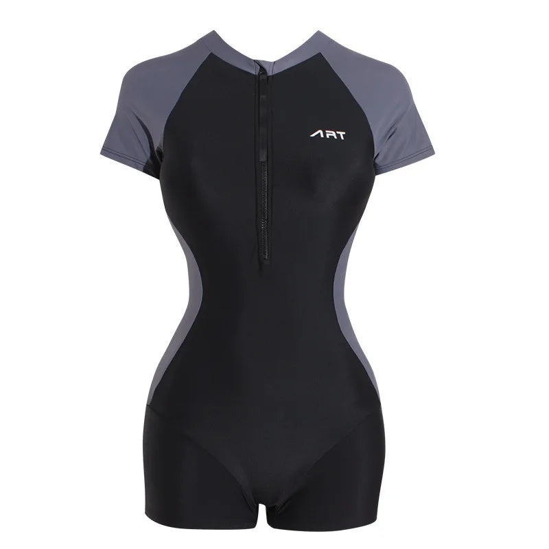 One Piece Swimsuit for Women, Covering The Belly To Make Them Look Slimmer. Flat Angle Pants, Fashionable and High-end Swimsuit
