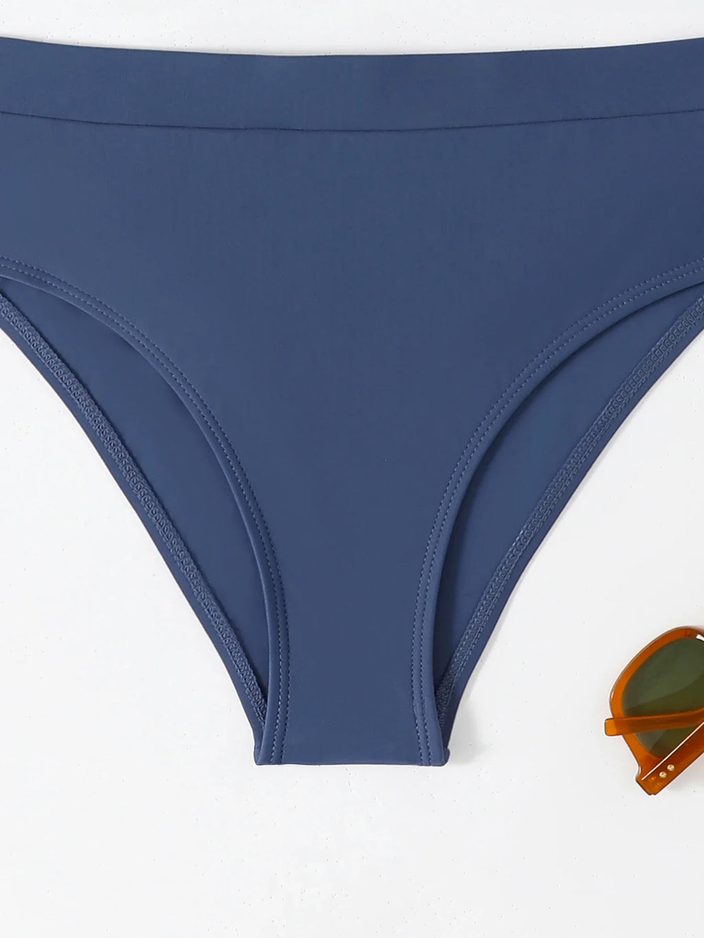 2026 High Waist Bikinis Women V-neck Swimwear Female Sexy Strappy Swimsuit Solid Bathers Bathing Swimming Swim Suit Beachwear