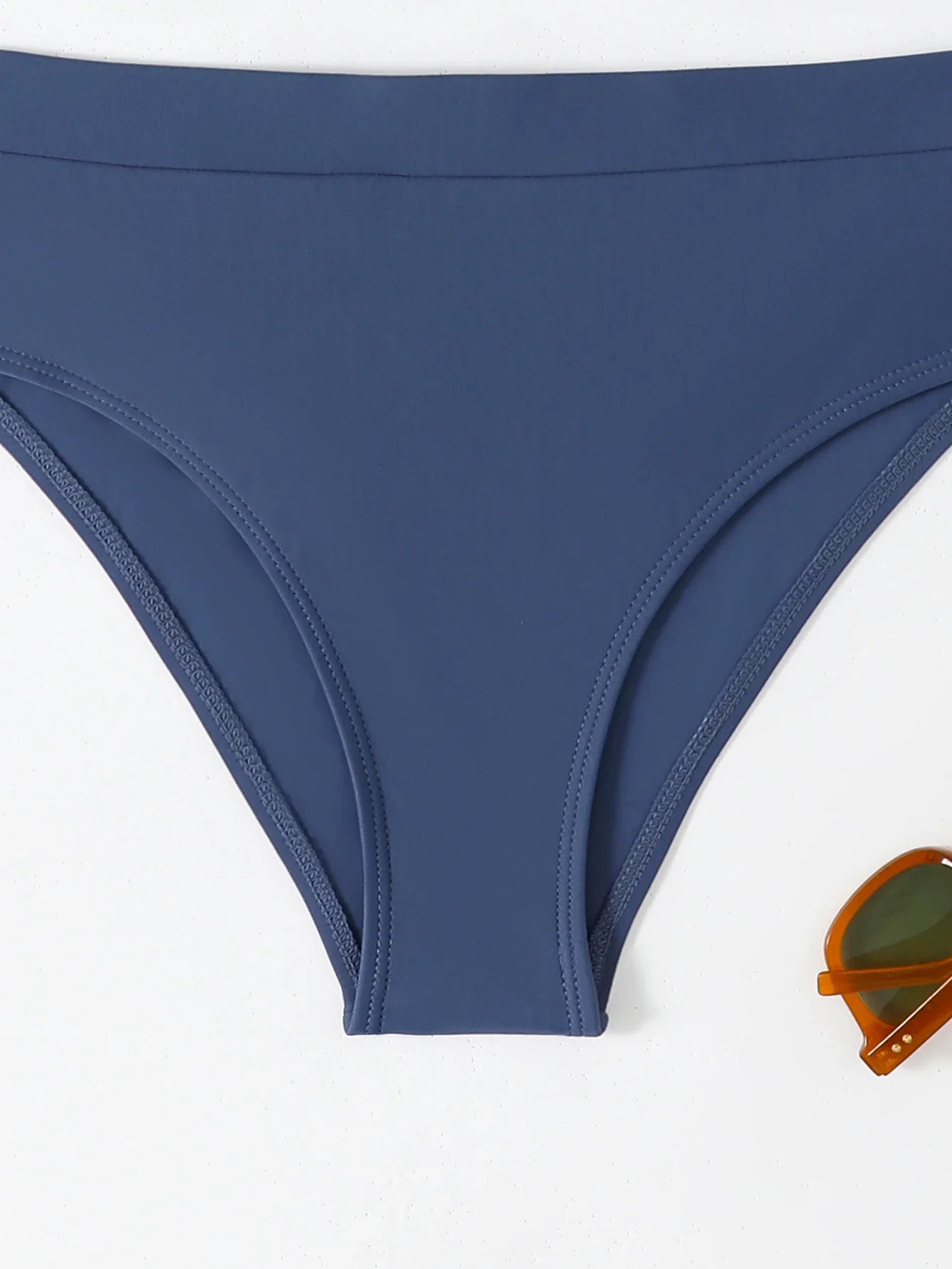 2026 High Waist Bikinis Women V-neck Swimwear Female Sexy Strappy Swimsuit Solid Bathers Bathing Swimming Swim Suit Beachwear