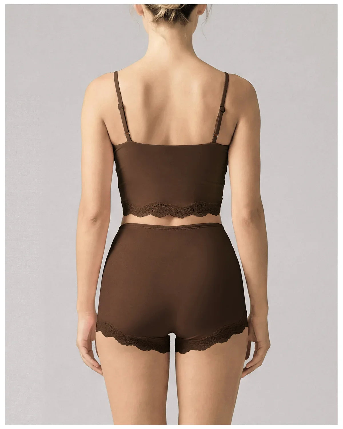 Lace V-neck Camisole Yoga Sets Women Black Hanging Neck Sports Tank Top Sportswear Gym Clothing High Waist Shorts Fitness Suits