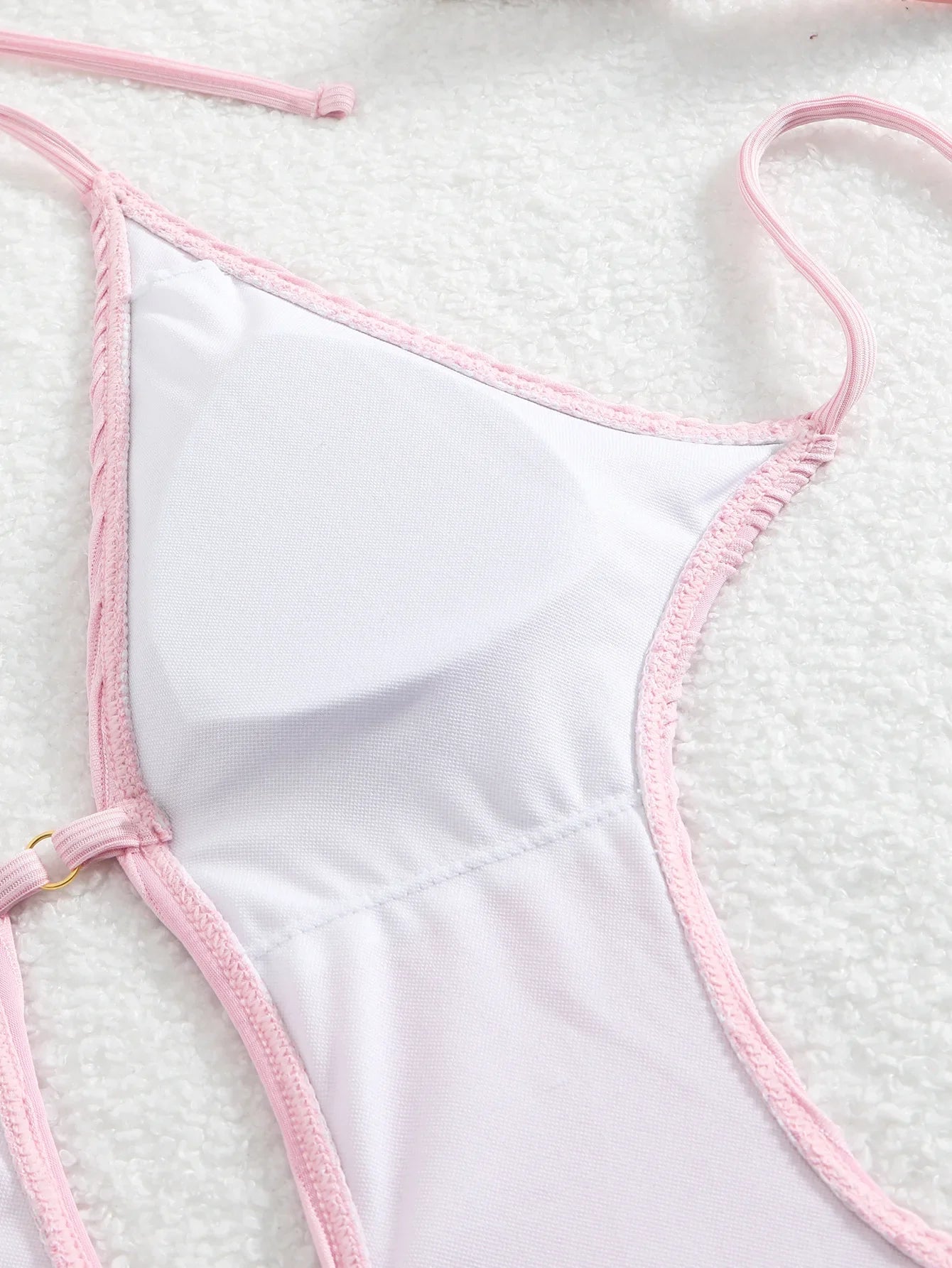 S - XXL Halter V Neck Wrinkled Female Swimwear One Piece Swimsuit Women Backless Monokini High Cut Bathing Suit Swim Beach Wear