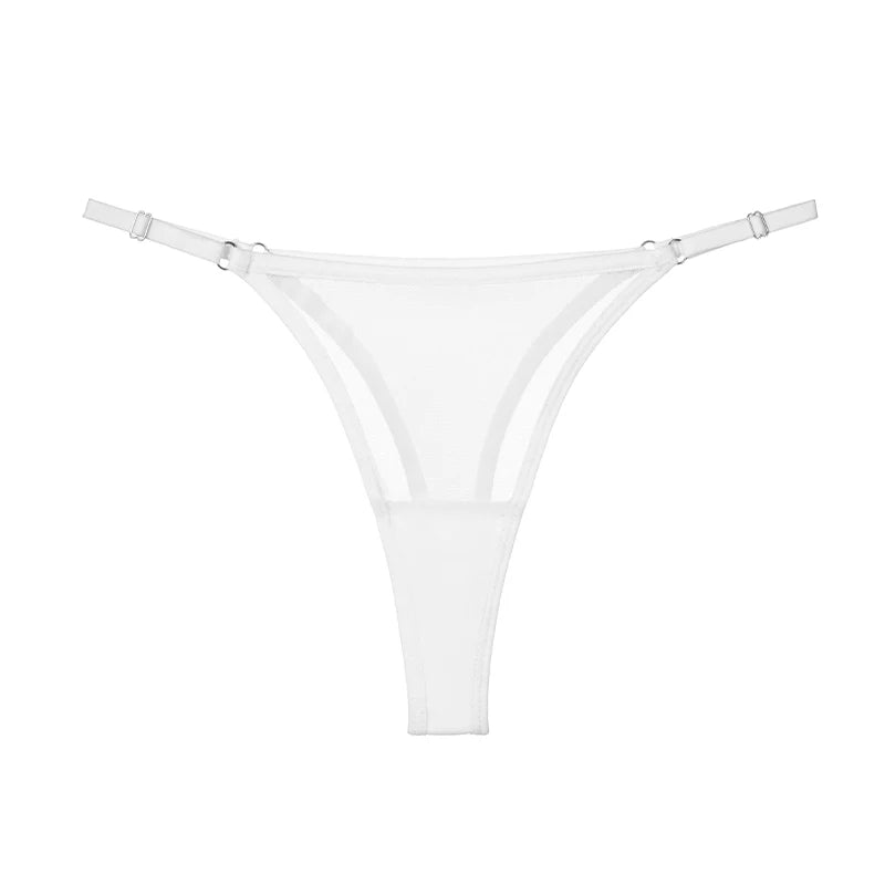 Sexy Girls G String Lace Panties Women Briefs Hollow Out Transparent Thong Thin Underwear Female Low Waist Lingerie Size S-XL