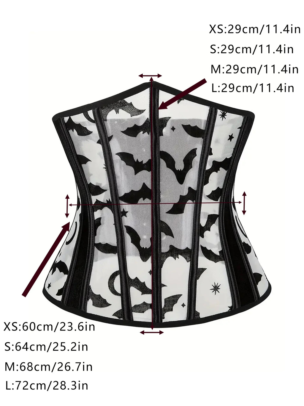 Royal corset body-shaping corset undergarment thin and breathable summer style with a cinched waist and plastic-boned mesh sexy
