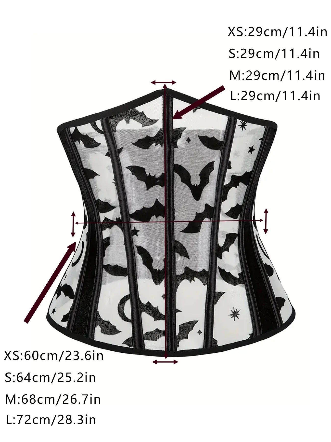 Royal corset body-shaping corset undergarment thin and breathable summer style with a cinched waist and plastic-boned mesh sexy