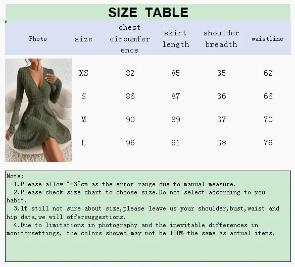 New for autumn/Winter Women Knit Slim Sexy Bodycon Dress V-Neck Long Sleeve Dress Solid Casual Midi Sweater Dress