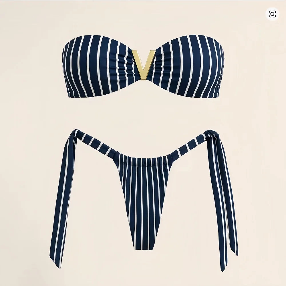 Micro Bikini 2026 Sexy Swimsuit Women Swimwear Push Up Brazilian Bikini Set Print Biquini Halter Beachwear Female V Bathing Suit