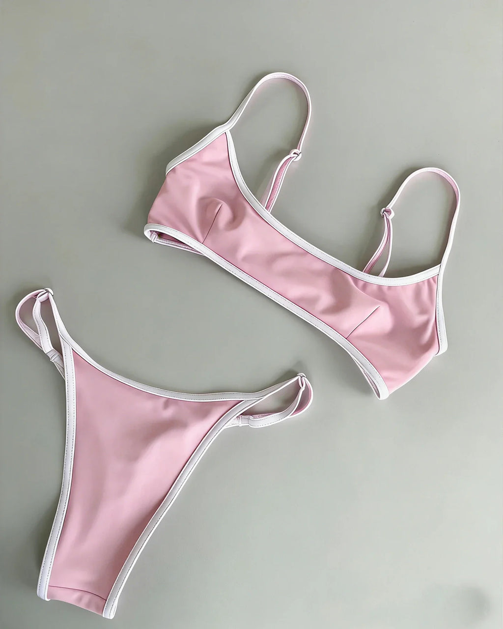 Sexy Micro Bikini 2026 Women Bandeau Padded Thong Swimsuit Female Cut Out Bathing Suit Swimwear Biquini swim